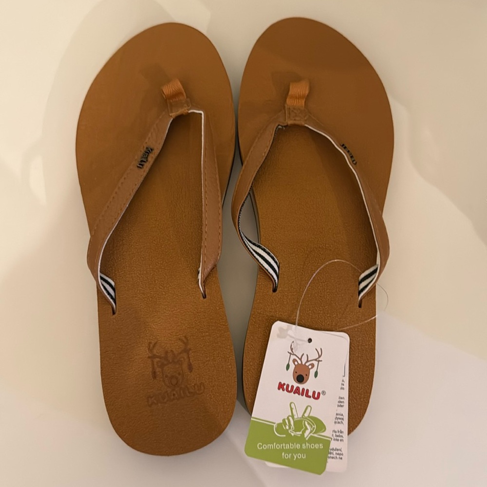 KUAILU comfy flip flops